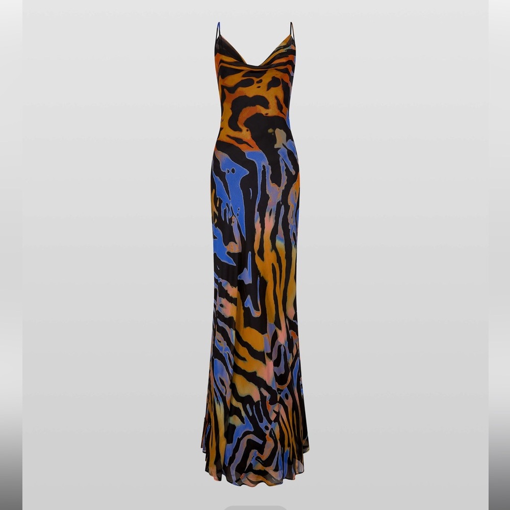 Rat & Boa Blue Fabienne Maxi Dress